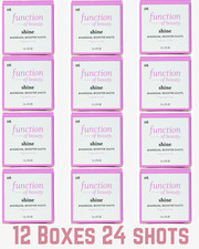 12 Boxes Function of Beauty Deep Add-In Booster Treatment Shots for Shine 24 Ct