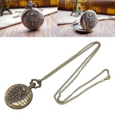 Quartz Pocket Watch Stylish Vintage Skull Pattern Practical Pocket Watch