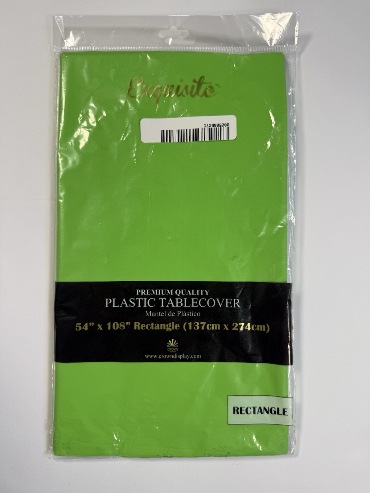 Exquisite Premium 54&rdquo; x 108&rdquo; Lime Green table cover