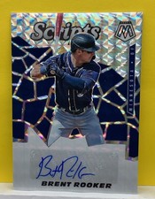 2021 Panini Mosaic Brent Rooker Scripts Auto SCR-RO Minnesota Twins