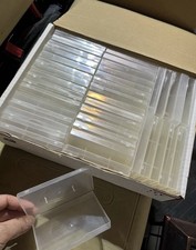 Lof Of 40 Hard Plastic Cassette Case Boxes