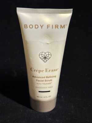 Crepe Ease Body Firm Advanced Refining Facial Scrub w/Trufirm -  6 oz. -  NEW B3