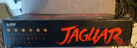 atari jaguar boxed console, cybermorph game, controller instructions scart cable