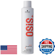OSiS+ Elastic Hairspray 9oz - Lightweight, Brushable Hold & Heat Protection