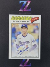 2026 Topps Heritage Baseball Roki Sasaki Real One Autographs -LYQ