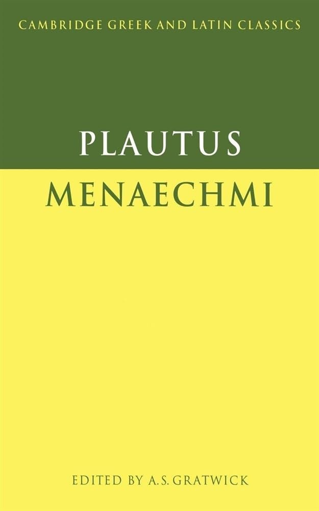 Plautus: Menaechmi Plautus Gratwick Paperback Cambridge University Press - Image 4