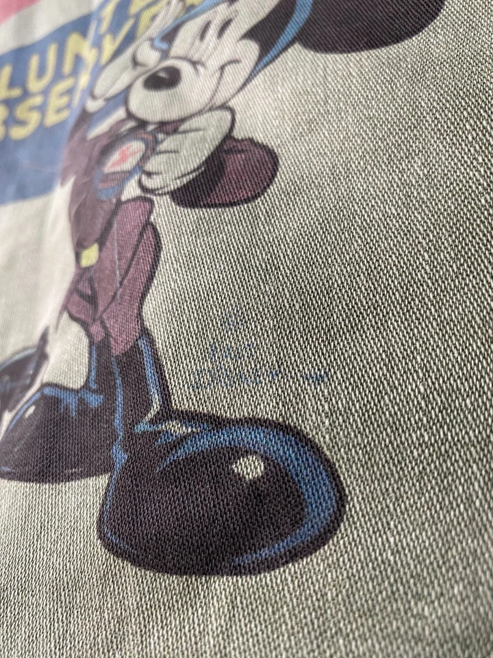 Camisa conmemorativa AWS WW del ejército de Estados Unidos de colección años 70-90 Disney Pearl Harbor Henderson WW Foto 4 de 4