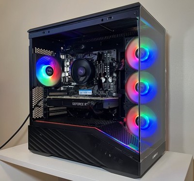 Custom Gaming PC Ryzen 5500, RTX 2080, 16gb DDR4, 500gb M.2 SSD, 750w Gold PSU
