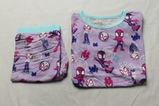Little Sleepies Girls Spidey  Friends 2-Piece Pajama Set NC3 Tiny Webs Size 7/8