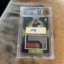 2020 Leaf Perfect Game Marcelo Mayer Patch Auto Emerald RC #PA-MM1 10/16 BGS 8.5