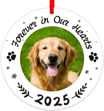 ✅ NEW - Dog Memorial Christmas Ornament 2025 Pet Sympathy Remembrance Gift