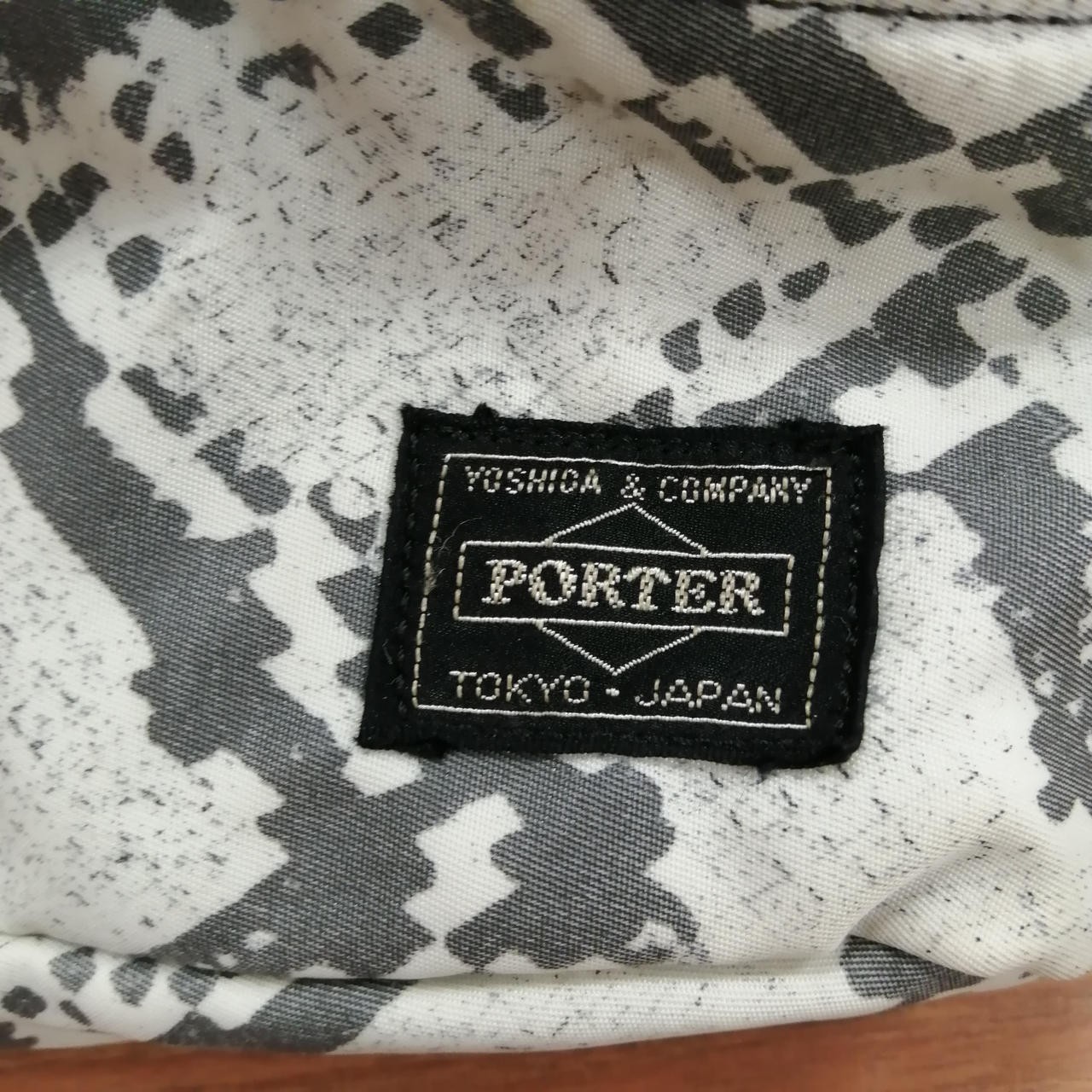 Porter Wht/Python Pattern Waist Pouch - image 8