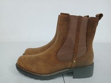 Image of Clarks Orinoco Club Women's Brown Nubuck Elasticated Boots UK 3 EUR 35.5 BOX 48