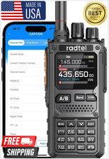 Digital Handheld Radio Scanner Fire Police VHF FM EMS Ham 2 Way Transceiver Dua