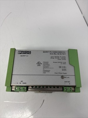 Phoenix Contact QUINT PS-120 AC/24 DC/2.5 Power Supply W-628