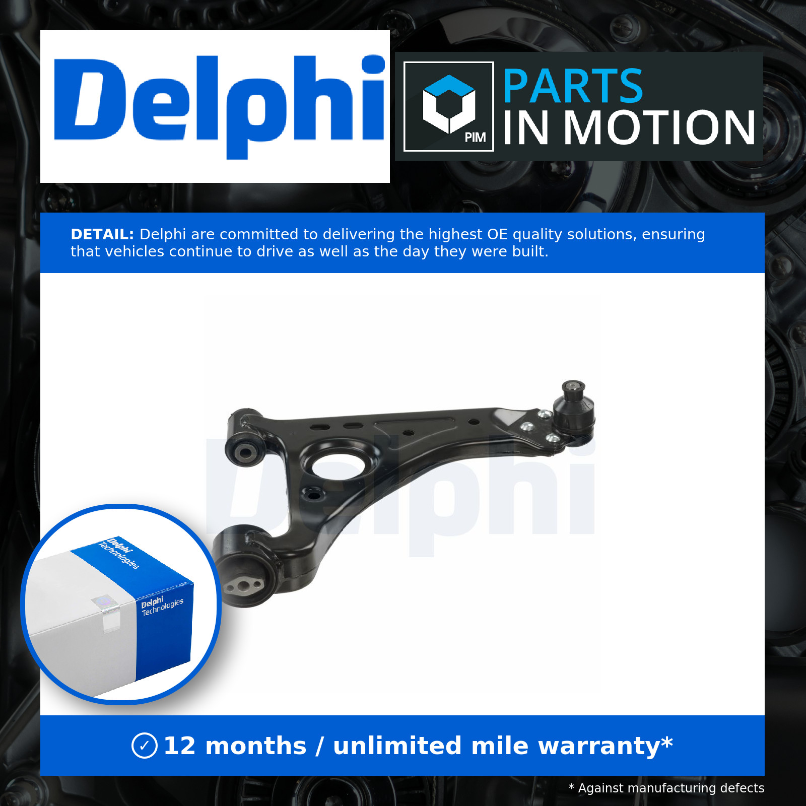 Wishbone Right Control Arm TC3249 DELPHI for OPEL CHEVROLET - Image 29