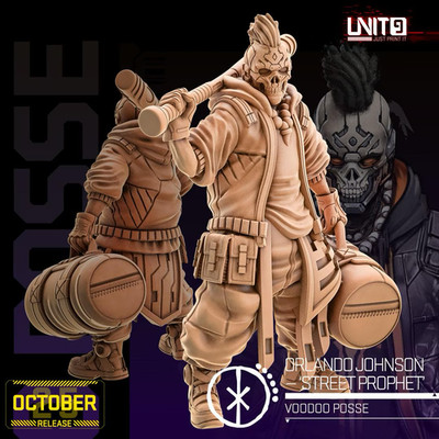 Street Prophet (2 poses available!) - 28/32mm - Unit9 - Cyberpunk/SCI-Fi