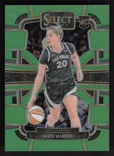 2024 Panini Select WNBA #22 Kate Martin Neon Green Prizms #/75 RC