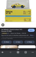 Hot Wheels x Daniel Arsham 1973 Porsche 911