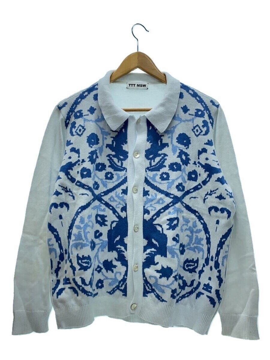 トップス TTT_MSW 21ss persia knit polo cardigan TTTMSW Cardigan 21SS Persian Knit Polo Shirt (Thin M TTT