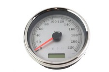 5 Inch Electronic Speedometer Assembly Silver For Harley-davidson