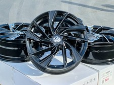 4 New 17 Black Rims Vw 5x112 Wheels Fits Volkswagen Beetle Golf Jetta Tiguan
