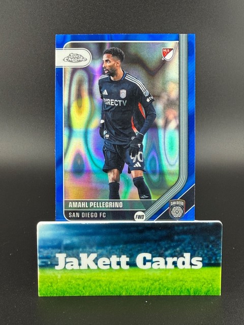 2026 Topps Chrome MLS - Amahl Pellegrino #48 Blue Lava - San Diego FC