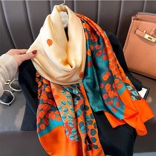 Soft Polyester Spring Scarf for Women Lightweight Beach Shawl Wrap