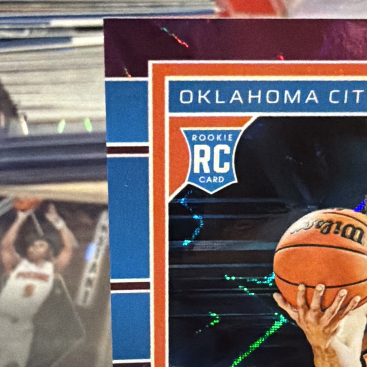 AJAY MITCHELL 2024-25 NBA HOOPS #268 Rookie RC Purple Explosion SP