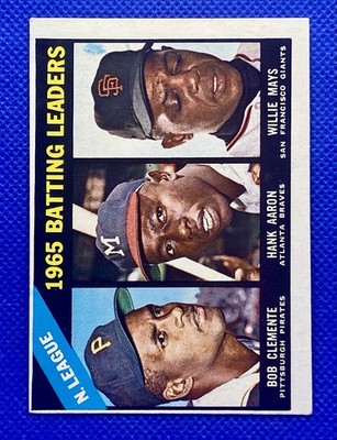 1966 Topps NL Batting Leaders #215  VG-VGEX   RC770