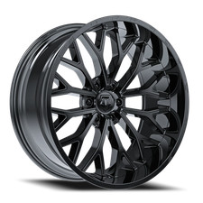 1 Tis 20x12 6x5.50 -44 565b Gloss Black Painted Lip Logo Wheel Rim
