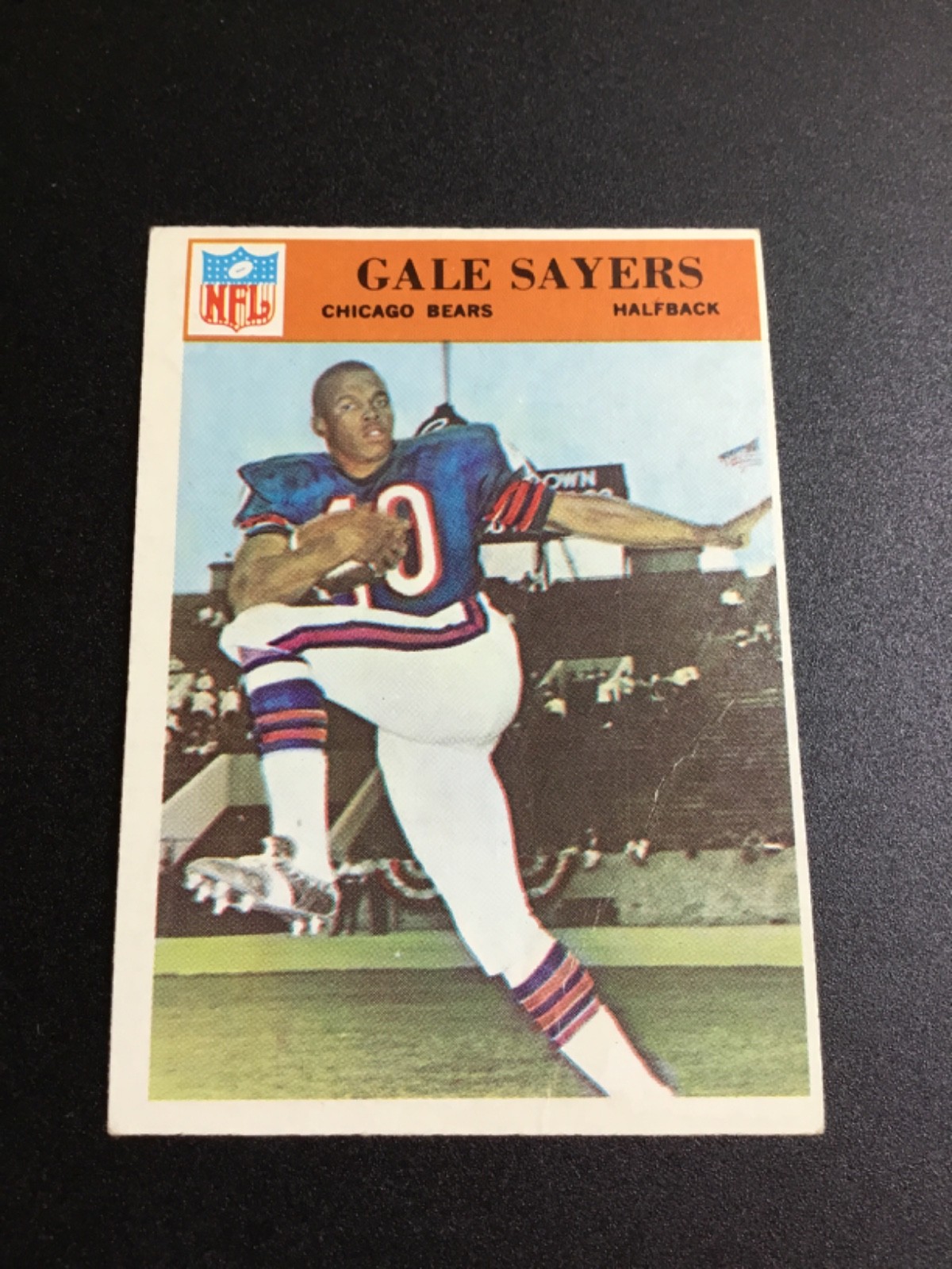 1966 Philadelphia Football #38 Gale Sayers Rookie Chicago Bears