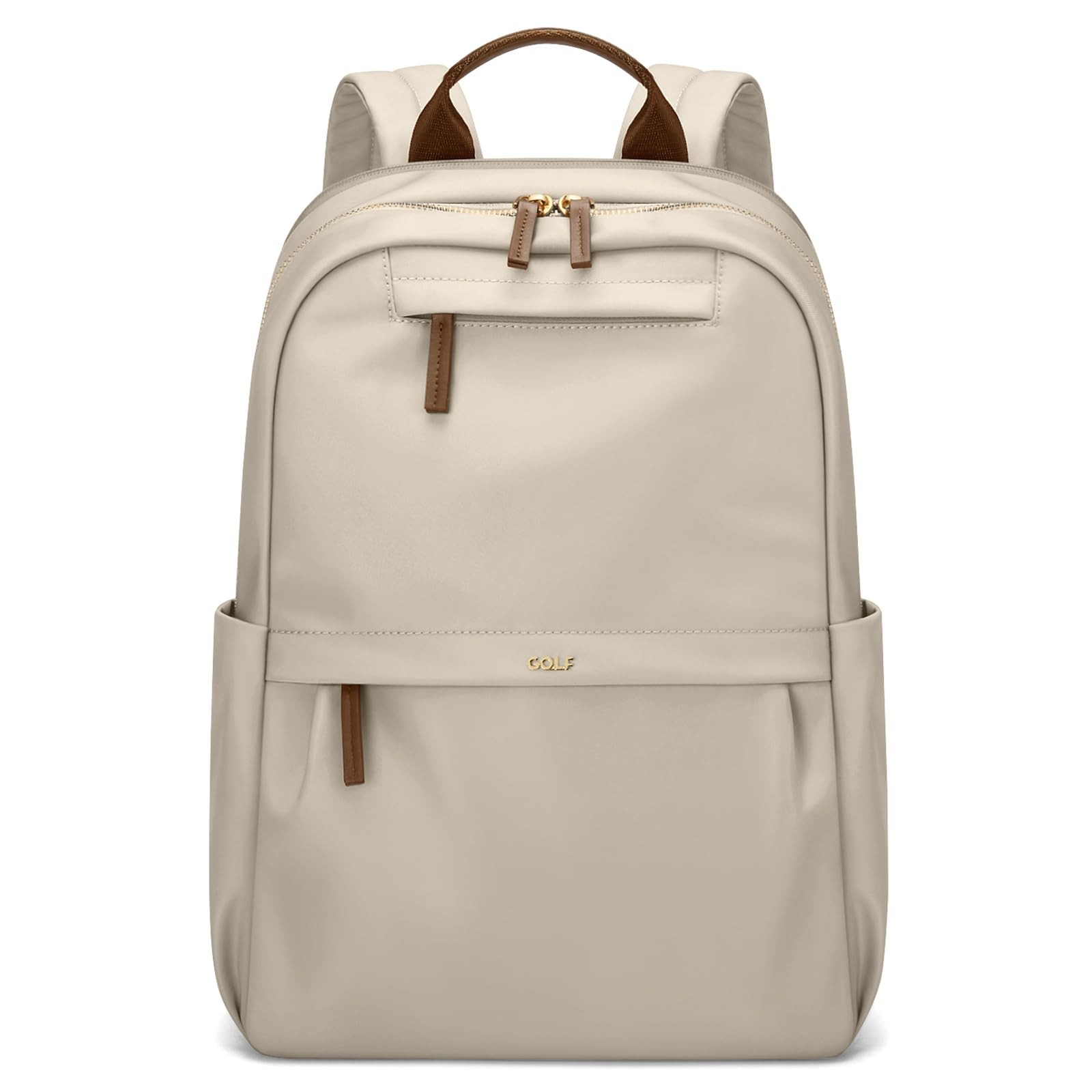 For Women Work Travel Computer Bag Casual Daypack Apricot