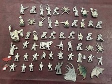 Vintage Lot 2 Ral Partha Warhammer 1980s 1990s Miniatures Mix Lot 60 Pieces Rare