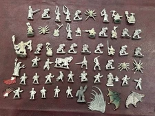 Vintage Lot 2 Ral Partha Warhammer 1980s 1990s Miniatures Mix Lot 60 Pieces Rare