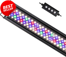 LED Aquarium Light Timer 24 7 Full Spectrum DIY Mode 18 24in Tank - US
