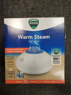 #ad #ad Vicks Warm Steam Vaporizer amp; Humidifier 1.5 Gallon *OPEN TESTED* 1508 R2P3 $16.99