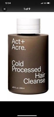 ACT+ ACRE Cold Processed Balancing Shampoo Clarifying Cleanse for Build Up 10oz