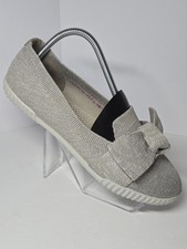 Skechers Womens Cleo Maya Gray Casual Flats Size 8 7774945 