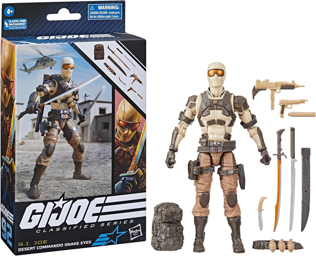 G.I. Joe Classified Series Desert Commando Snake Eyes, Collectible