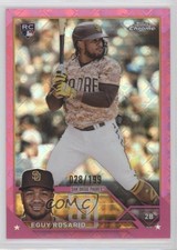 2023 Topps Chrome Logofractor Edition Pink Refractor /199 Eguy Rosario #184 v9t