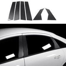 For 2023-2025 Hyundai Ioniq 6 Carbon Fibre Look Car Window C/B Pillar Cover Trim