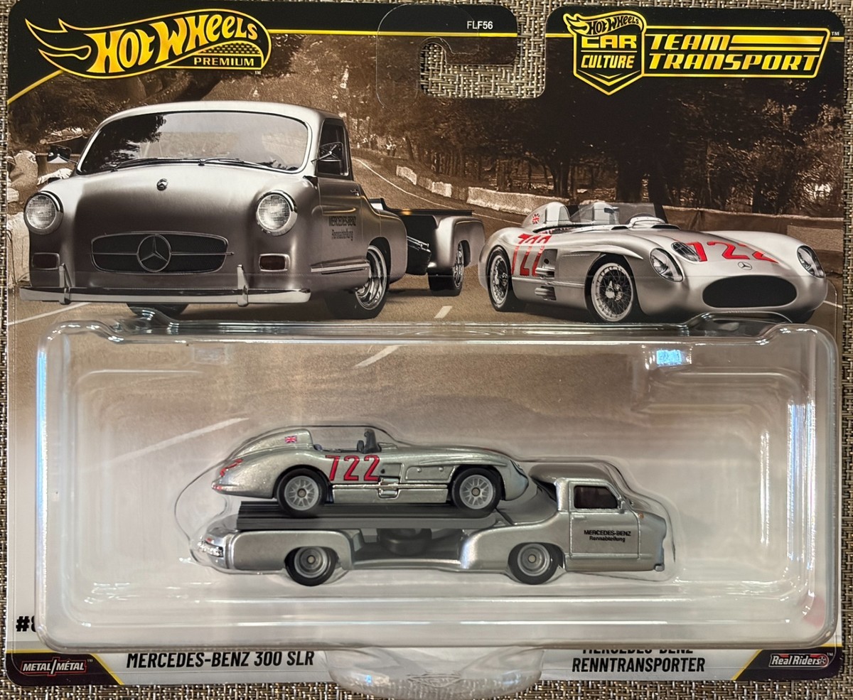 ミニカー Hot Wheels 1989 Mercedes vs DODGE VAN 2026 Hot Wheels Team Transport # 89 , Mercedes-Benz 300 SLR