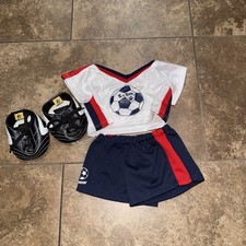 BABW Build A Bear Workshop Soccer Uniform Outfit