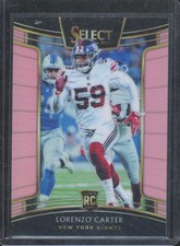 2018 Panini Select LORENZO CARTER #15 RC Rookie Concourse National Pink /10 SSP