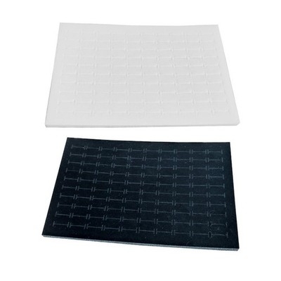 5x Ring Pad 100 Slot Sponge Insert Mats Jewelry Box Pads Display Supplies