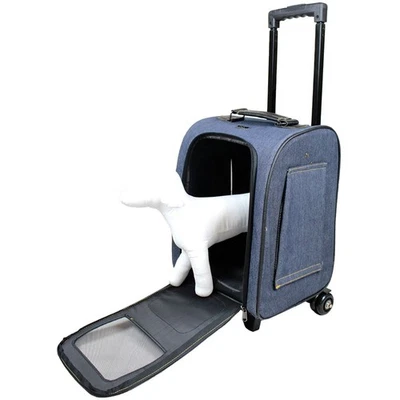 Sac de transport à roulettes Doogy : Grand Modèle chien et chat - Photo 1/4