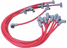MSD 35599 Sbc Super Conductor 8.5mm Spark Plug Wire Set, Use With HEI Cap, Red
