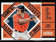 2017 Panini Contenders Draft Picks #12 Adam Haseley Game Day Tickets 3802I