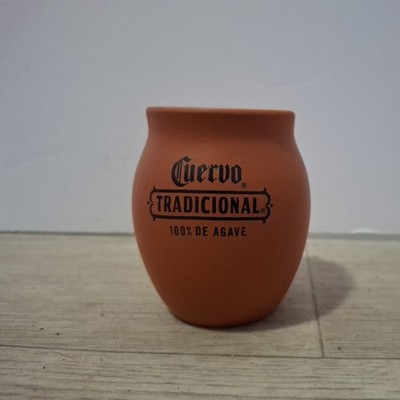 Set of 1 Jose Cuervo Tradicional Tequila Clay Shot Glass  Cantaritos Jarritos